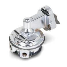 CHEV S/B HI-VOL.MECH FUEL PUMP CHROME MECH STREET PUMP 1/4NPT, , scaau_hi-res