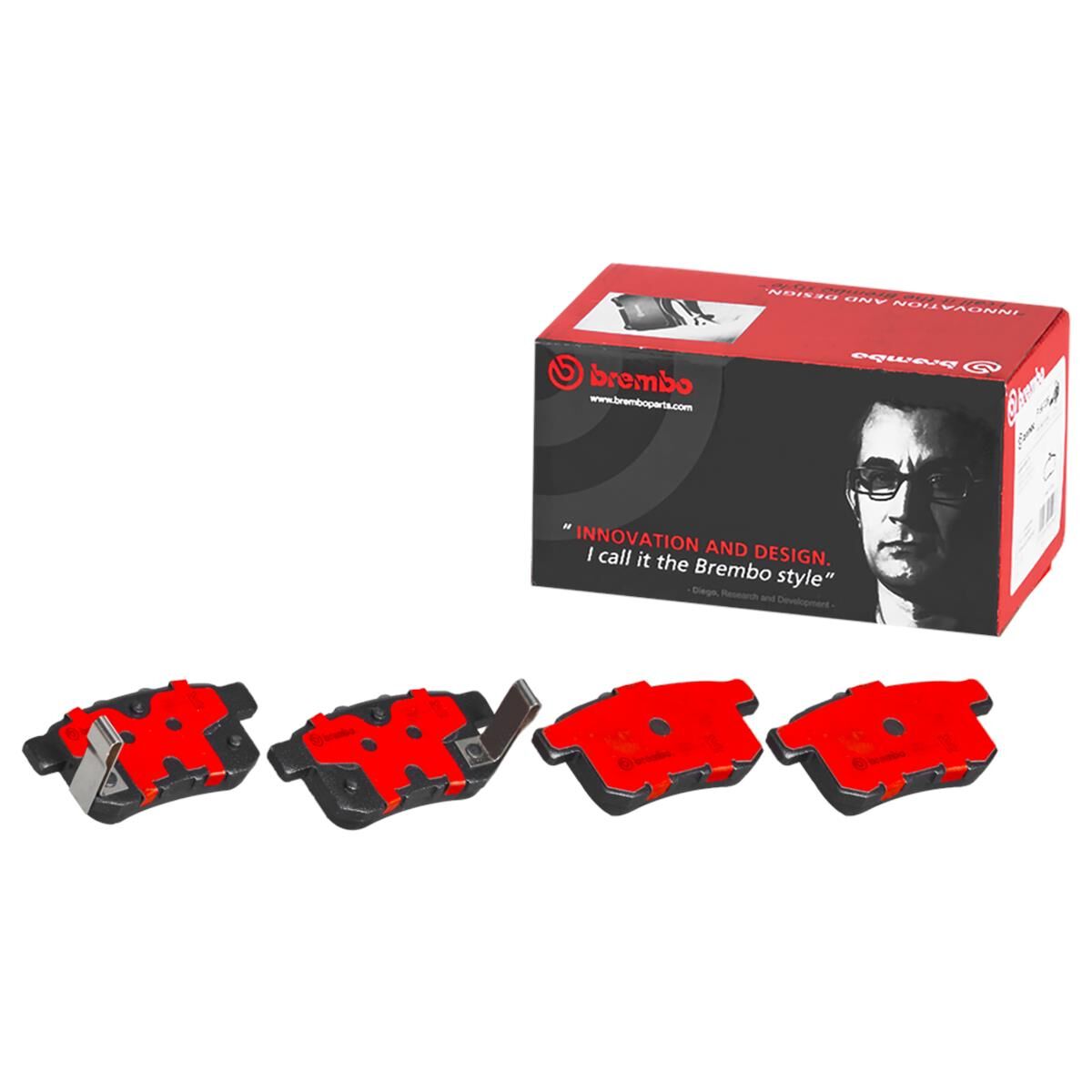 BREMBO DISC PAD SET NAO CERAMIC, , scaau_hi-res