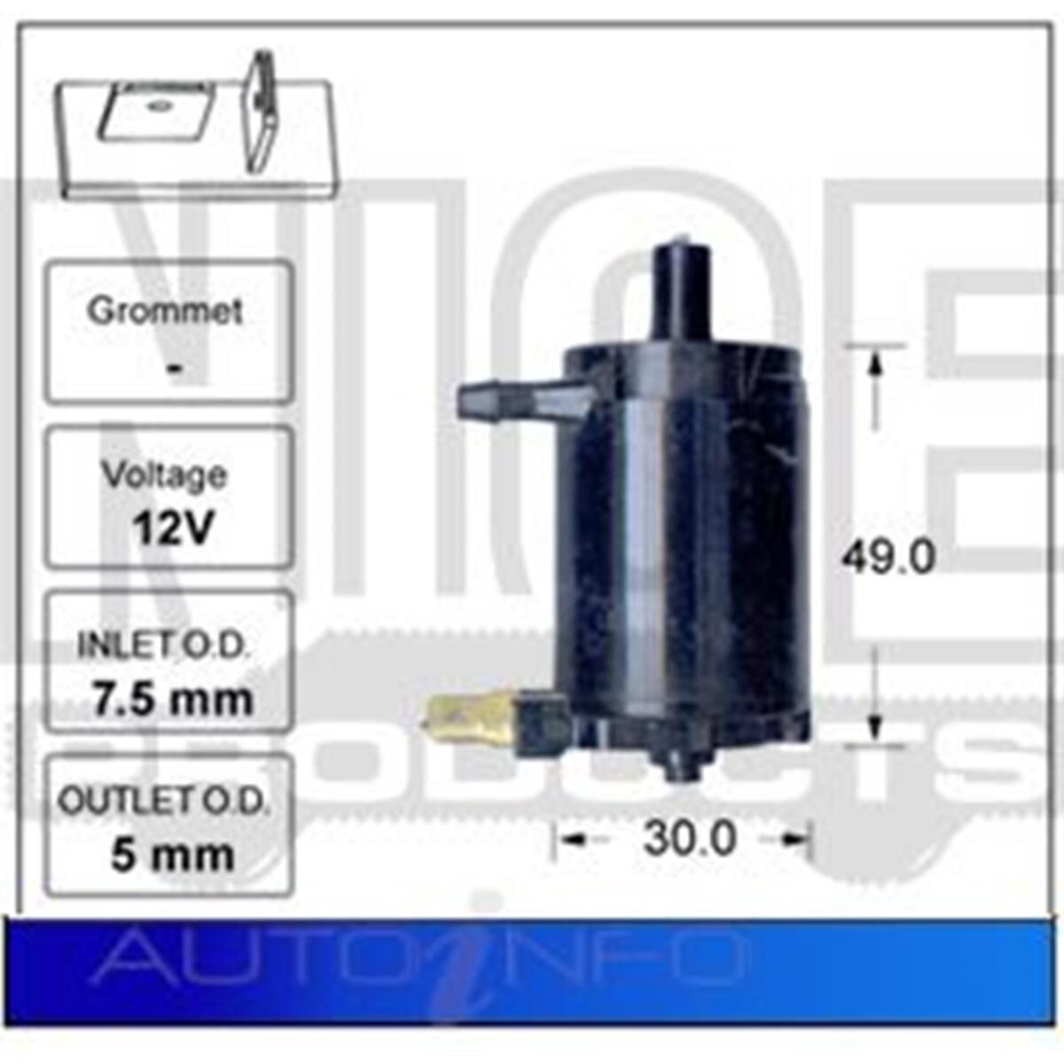 Windscreen cheap washer pump