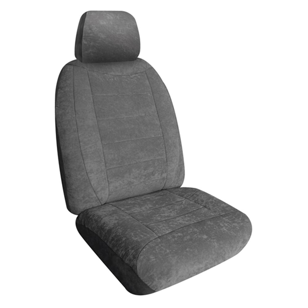 Platinum Velour Tailor Made Seat Covers Charcoal Supercheap Auto