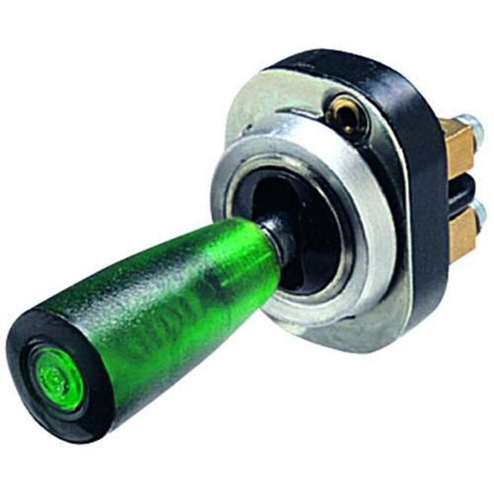 Hella Toggle Switch On-Off-On Green - 4206 | Supercheap Auto