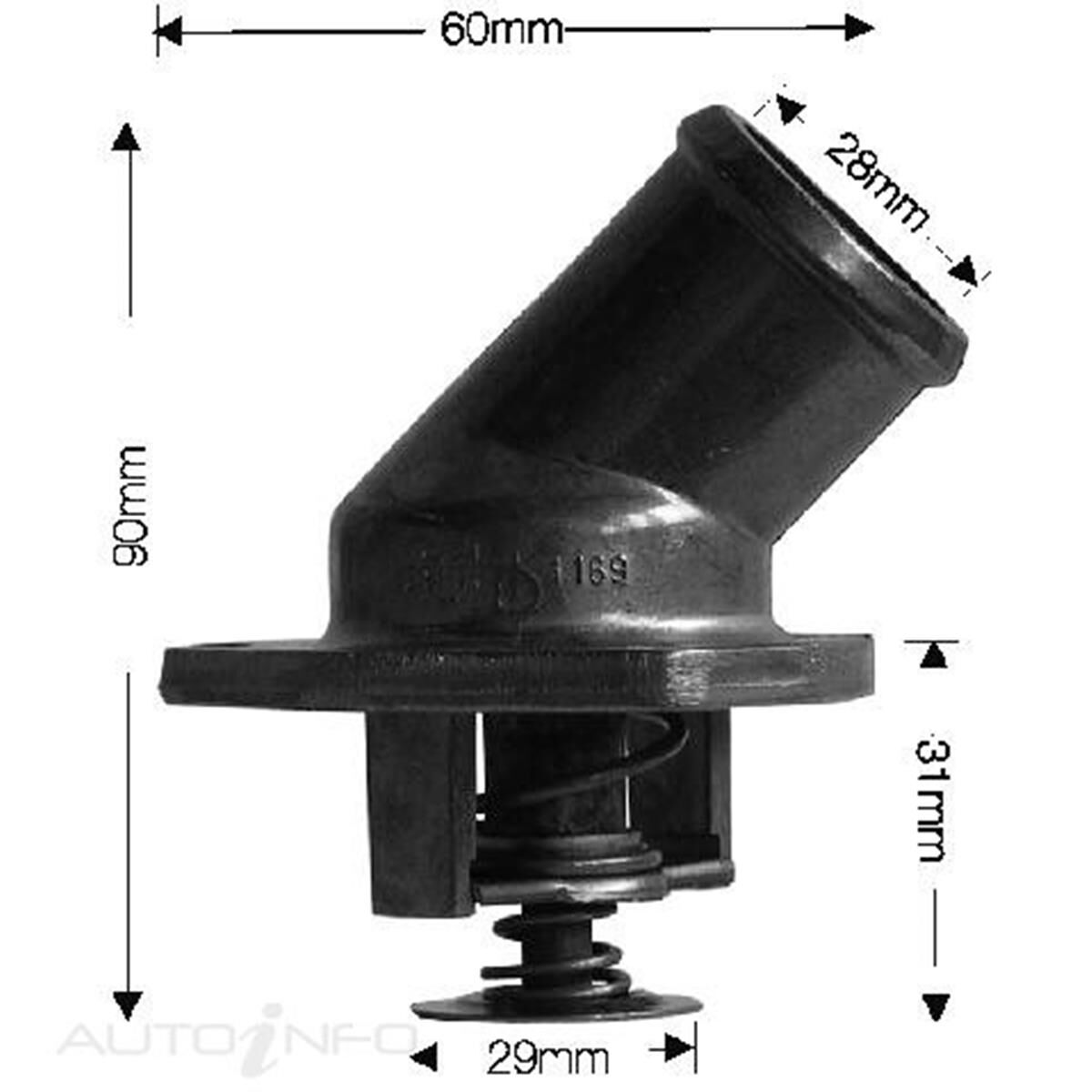 THERMOSTAT HOUSING 88C BOXED, , scaau_hi-res