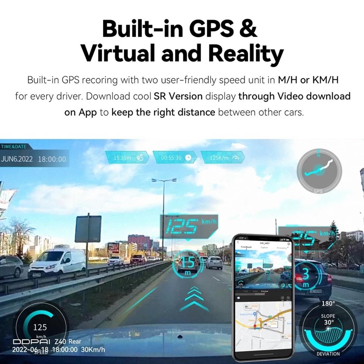 DDPAI Z40 DUAL GPS DASH CAM, , scaau_hi-res