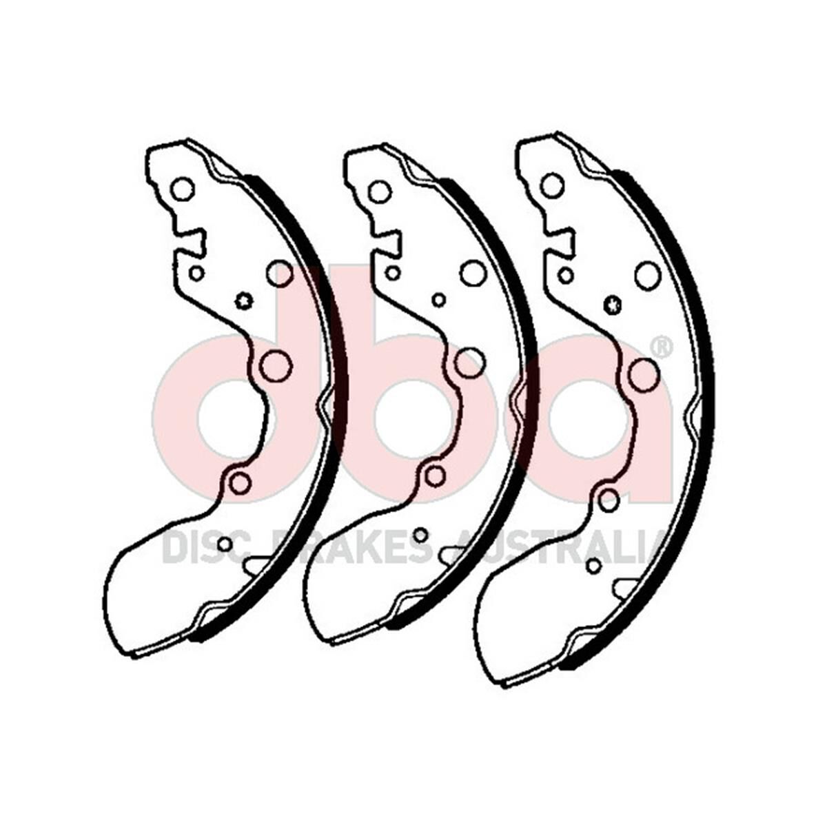 Street Series Brake Shoes [Suzuki APV 2005-on 220mm], , scaau_hi-res