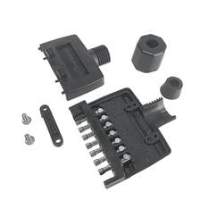 Sunrise 7 Pin Male Flat Trailer Plug, , scaau_hi-res