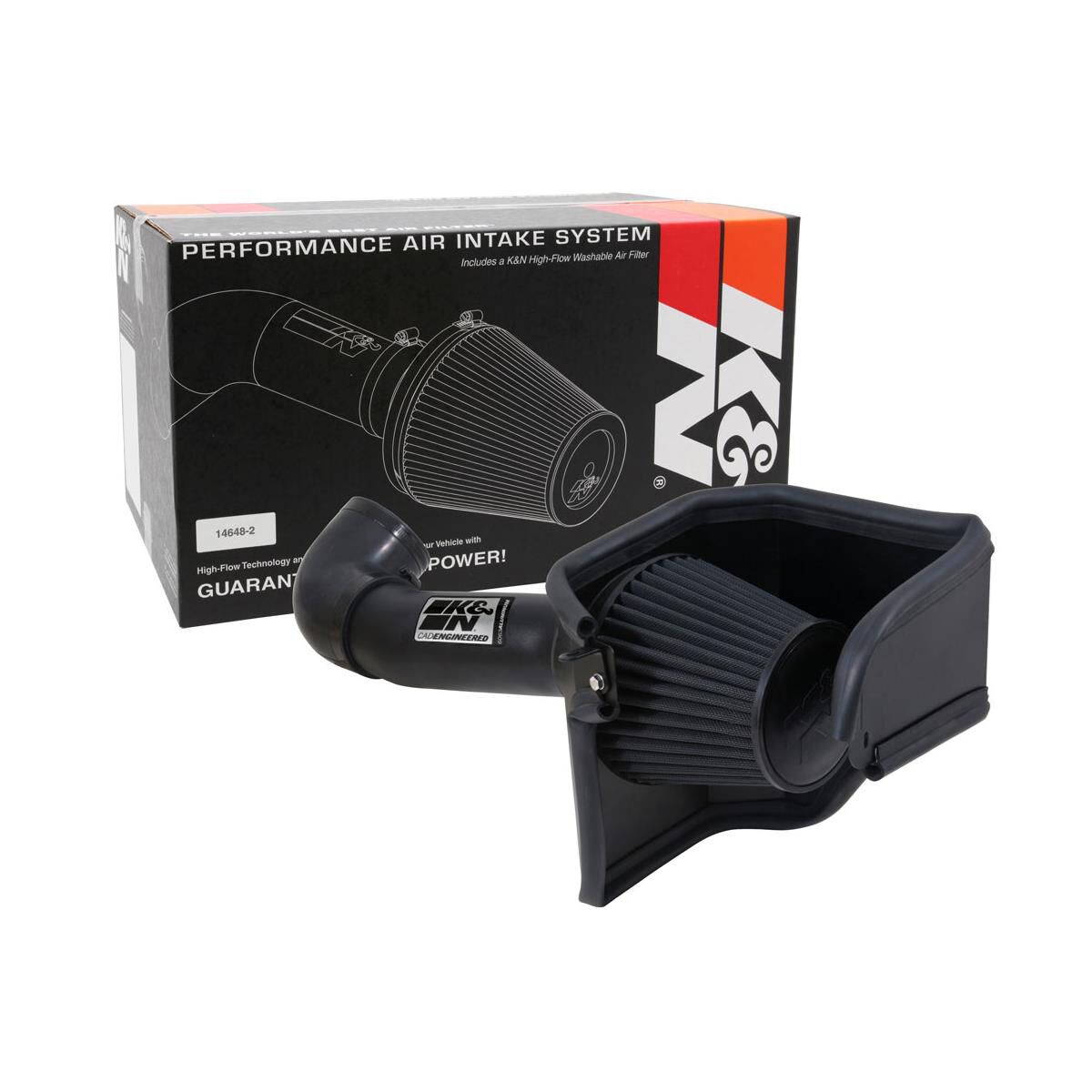 71-1542 K&N PERFORMANCE AIR INTAKE SYSTEM, , scaau_hi-res