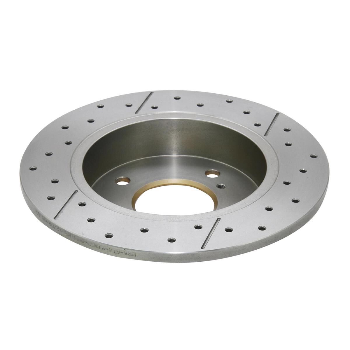 Street Gold Cross-drilled/slotted [ Ford Corsair + Nissan Bluebird 93-97 R ], , scaau_hi-res