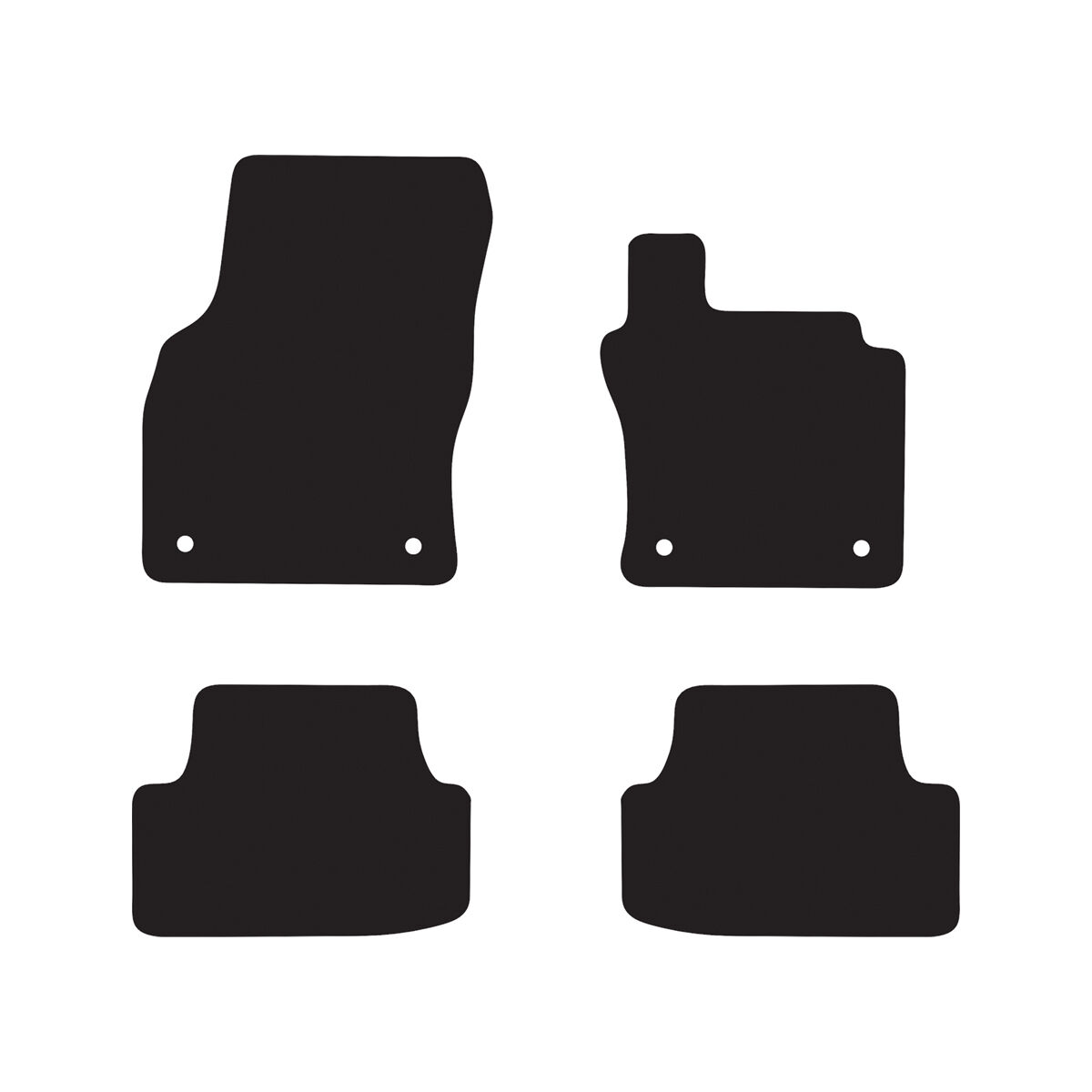 LUXURY CARPET CAR MATS FOR VOLKSWAGEN GOLF (MK8) 2021 ONWARDS, , scaau_hi-res