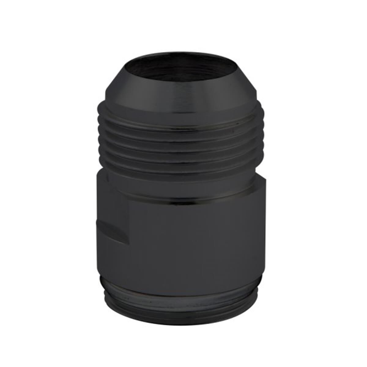 INLET FITTING NEW STYLE O-RING BLACK  -16 AN HOSE, , scaau_hi-res