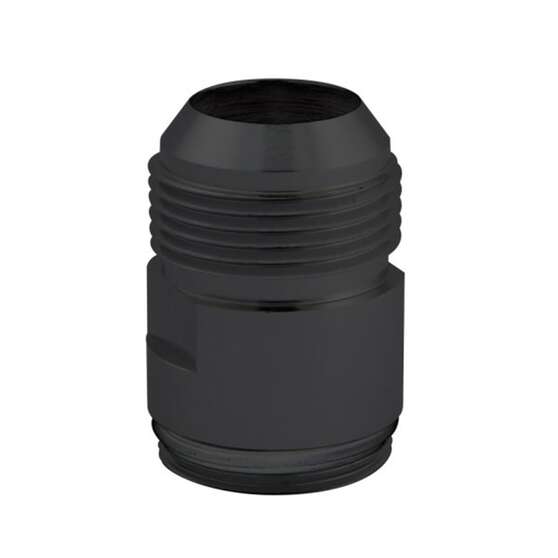 INLET FITTING NEW STYLE O-RING BLACK  -16 AN HOSE, , scaau_hi-res