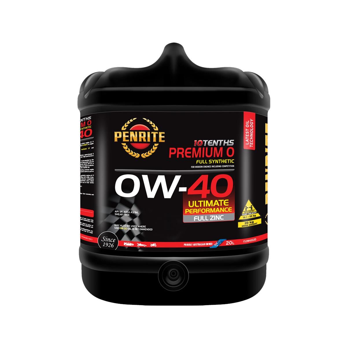 1 X PREM FS OW40 20L, , scaau_hi-res