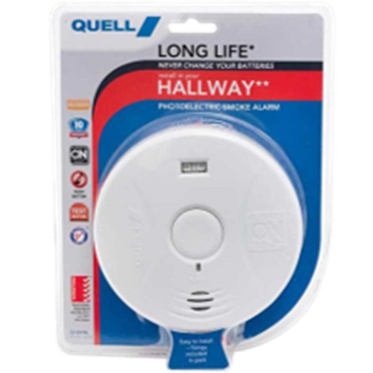 LONG LIFE PHOTOELECTRIC SMOKE ALARM 10YR LITHIUM BATTERY &ndash; BEDROOM WITH VOICE ALERT, , scaau_hi-res
