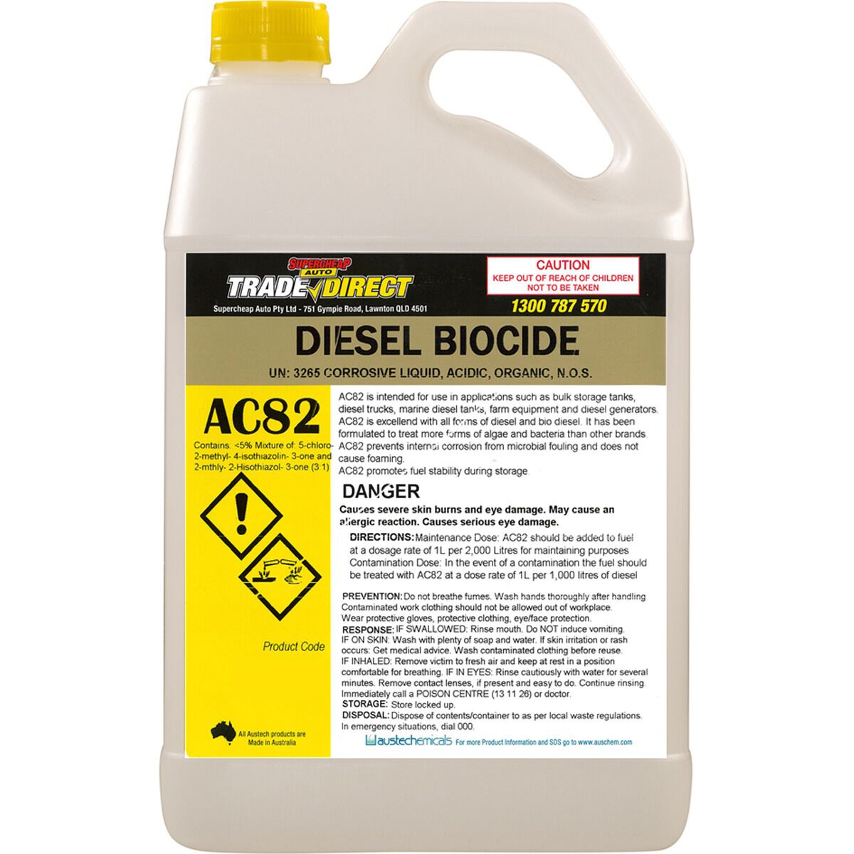 SUPERCHEAP AUTO TRADE DIESEL BIOCIDE 5L, , scaau_hi-res