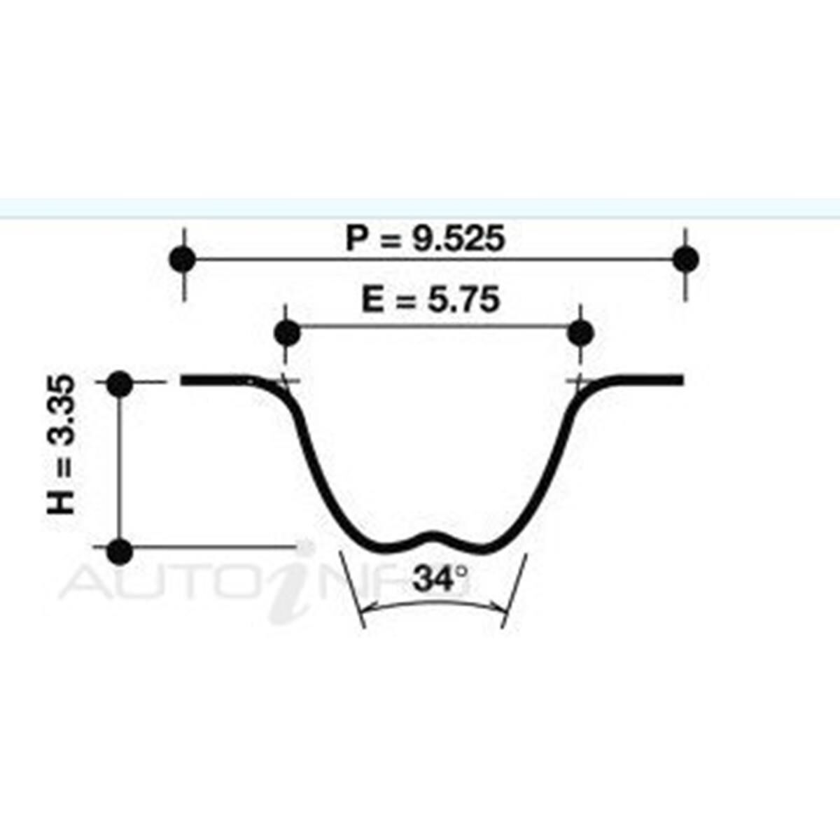 TIMING BELT 116SP+250HT, , scaau_hi-res