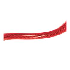 OXFORD BUMPER CABLE LOCK RED 6MM X 600MM, , scaau_hi-res