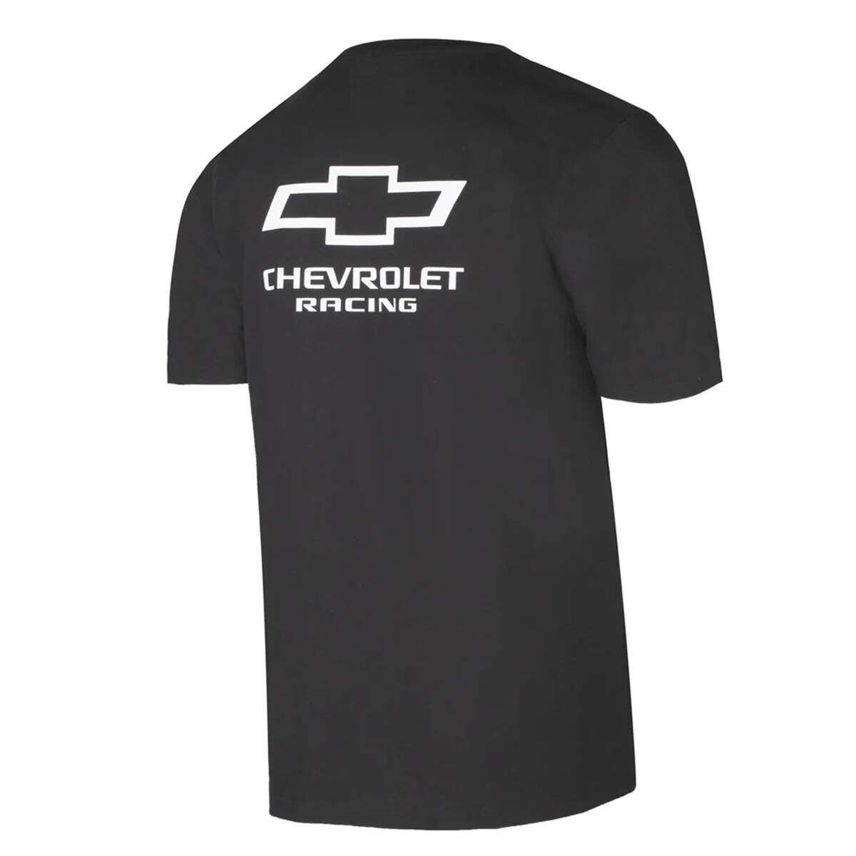 CHEVROLET RACING CASUAL T-SHIRT - BLACK [XL], , scaau_hi-res