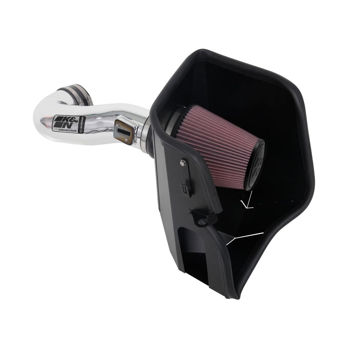 77-3110KP K&N PERFORMANCE AIR INTAKE SYSTEM, , scaau_hi-res