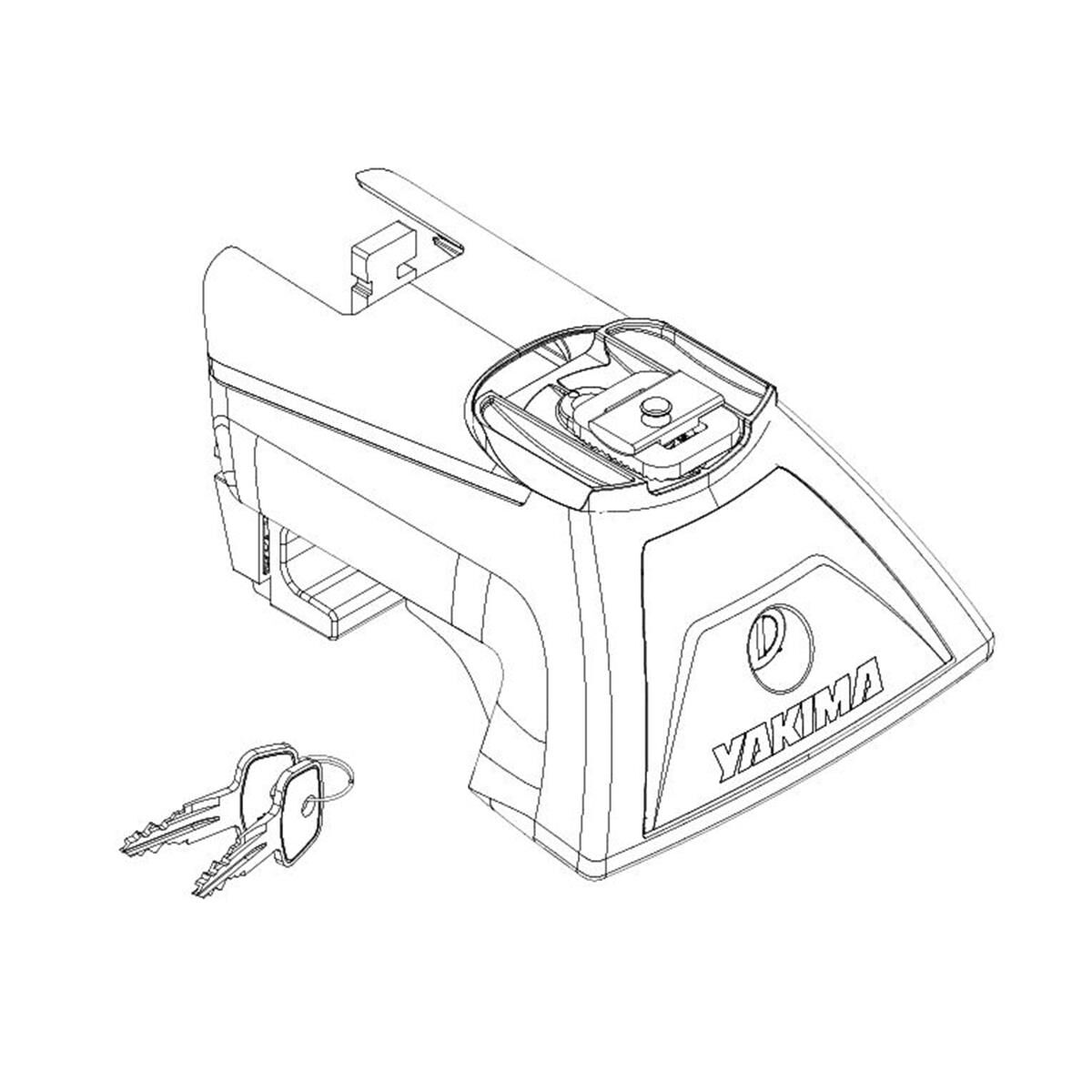 FLUSH RAIL PLATFORM FIT KIT ISUZU MU-X 21+, , scaau_hi-res