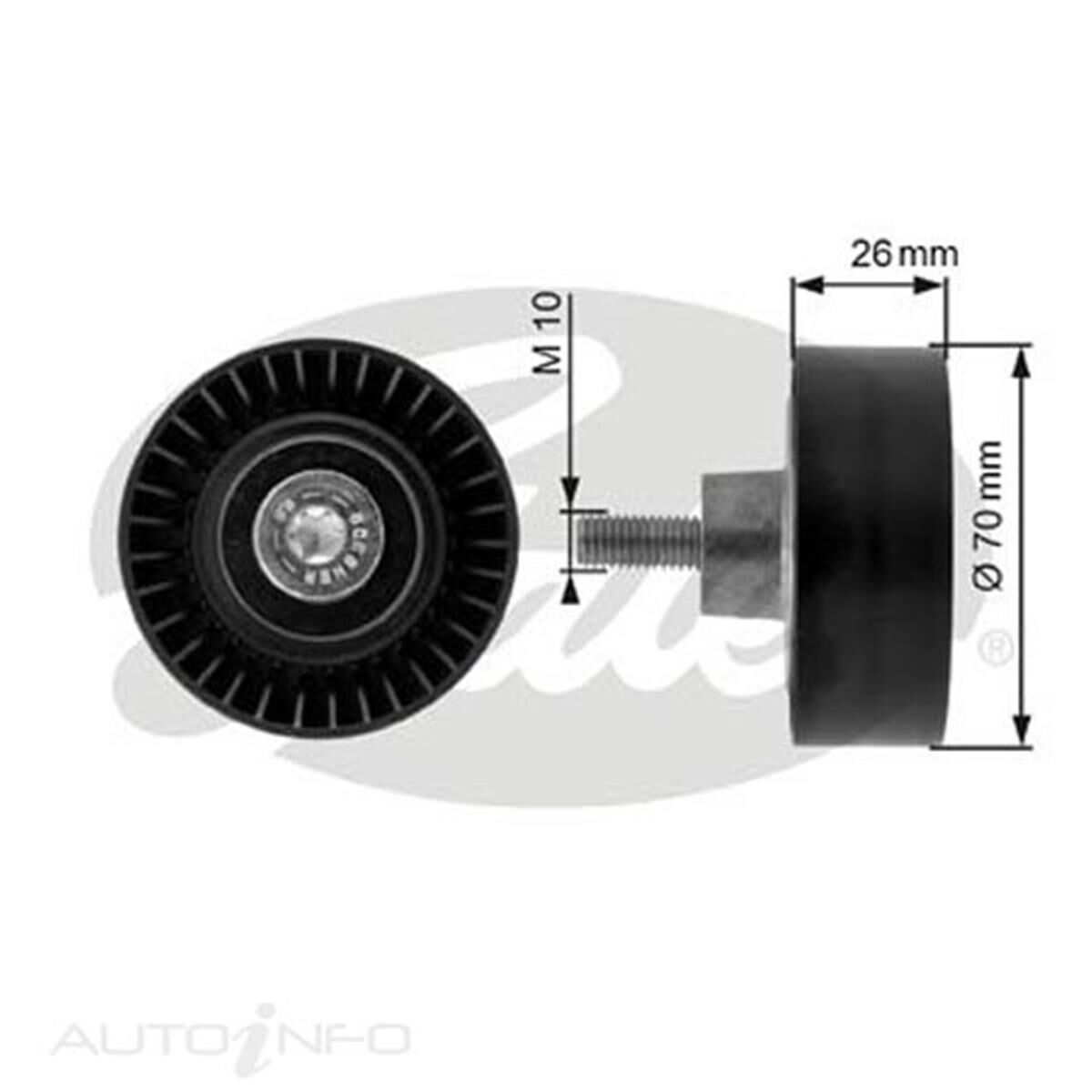 36163 DRIVEALIGN IDLER PULLEY, , scaau_hi-res