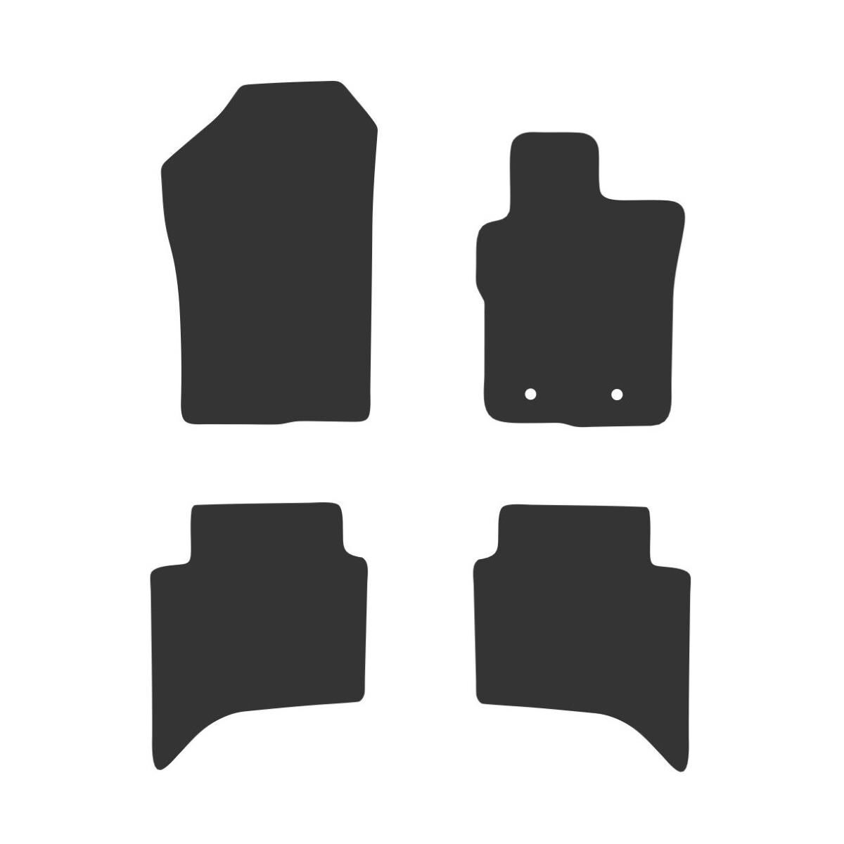 ECO CARPET CAR FLOOR MATS FOR FORD RANGER (NEXT GEN WILDTRAK DUAL CAB) 2022 ONWARDS, , scaau_hi-res