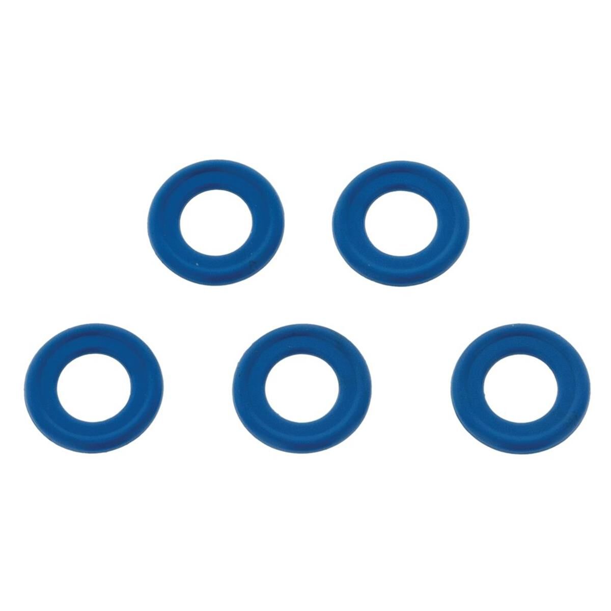 Pkt 5 SUMP PLUG WASHERS BLUE GM 11mm x 20mm x 2.5mm, , scaau_hi-res
