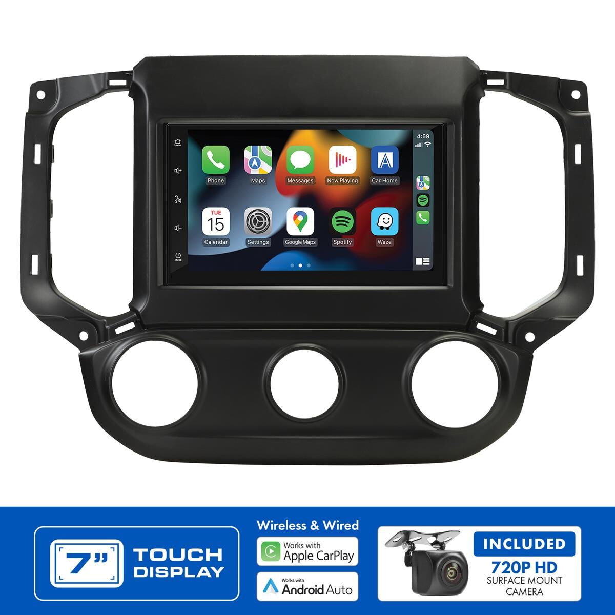 7" MULTIMEDIA RECEIVER TO SUIT HOLDEN COLORADO Z71 & TRAILBLAZER LTZ (2017-2020), , scaau_hi-res