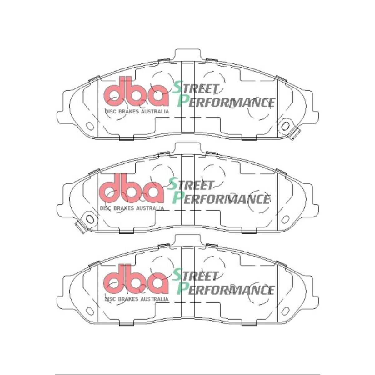 DBA SP PERFORMANCE BRAKE PADS Ford Falcon BA XR6 XR8 with C5 C6 Caliper / FPV with PBR Caliper2002-2005, , scaau_hi-res
