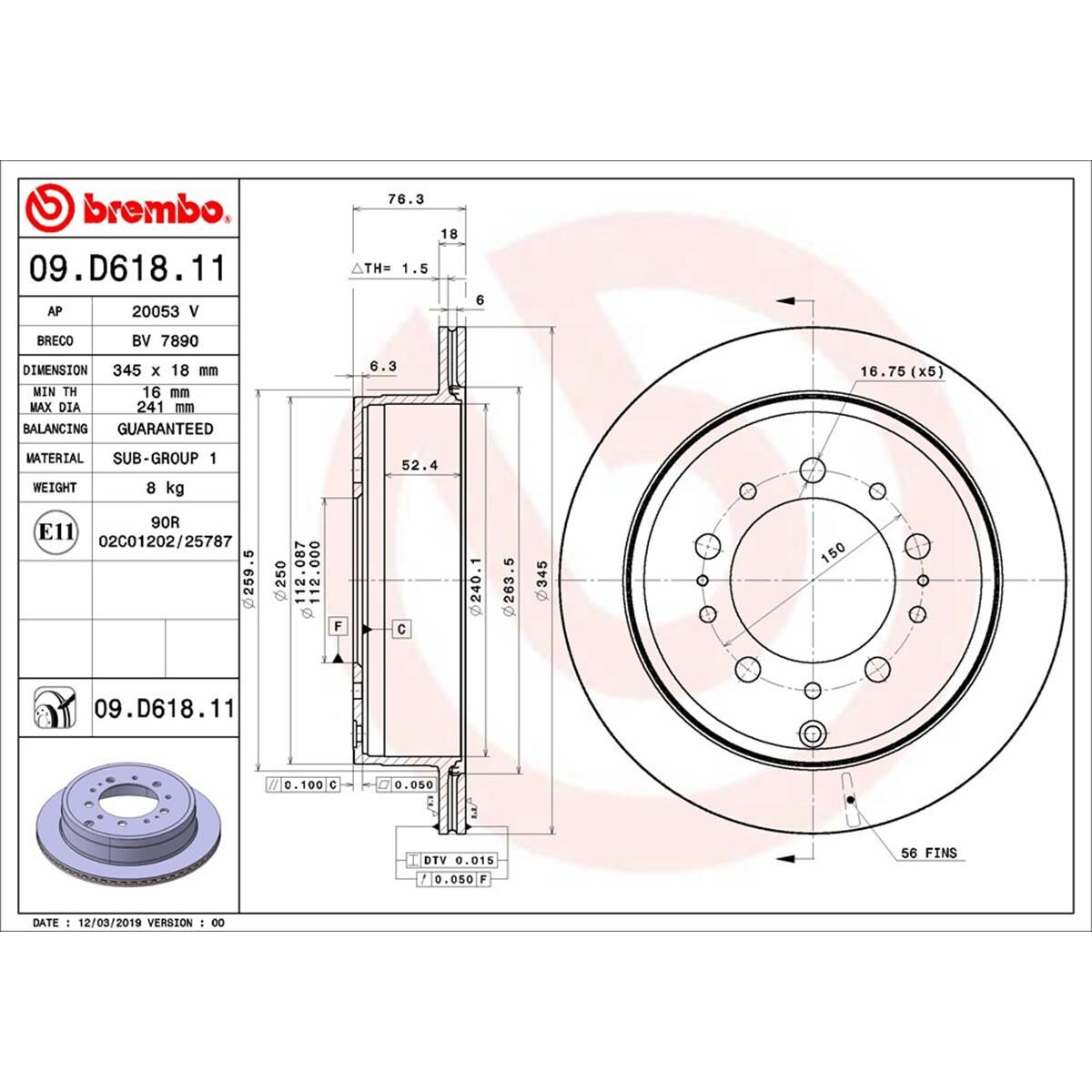 BREMBO DISC ROTOR, , scaau_hi-res