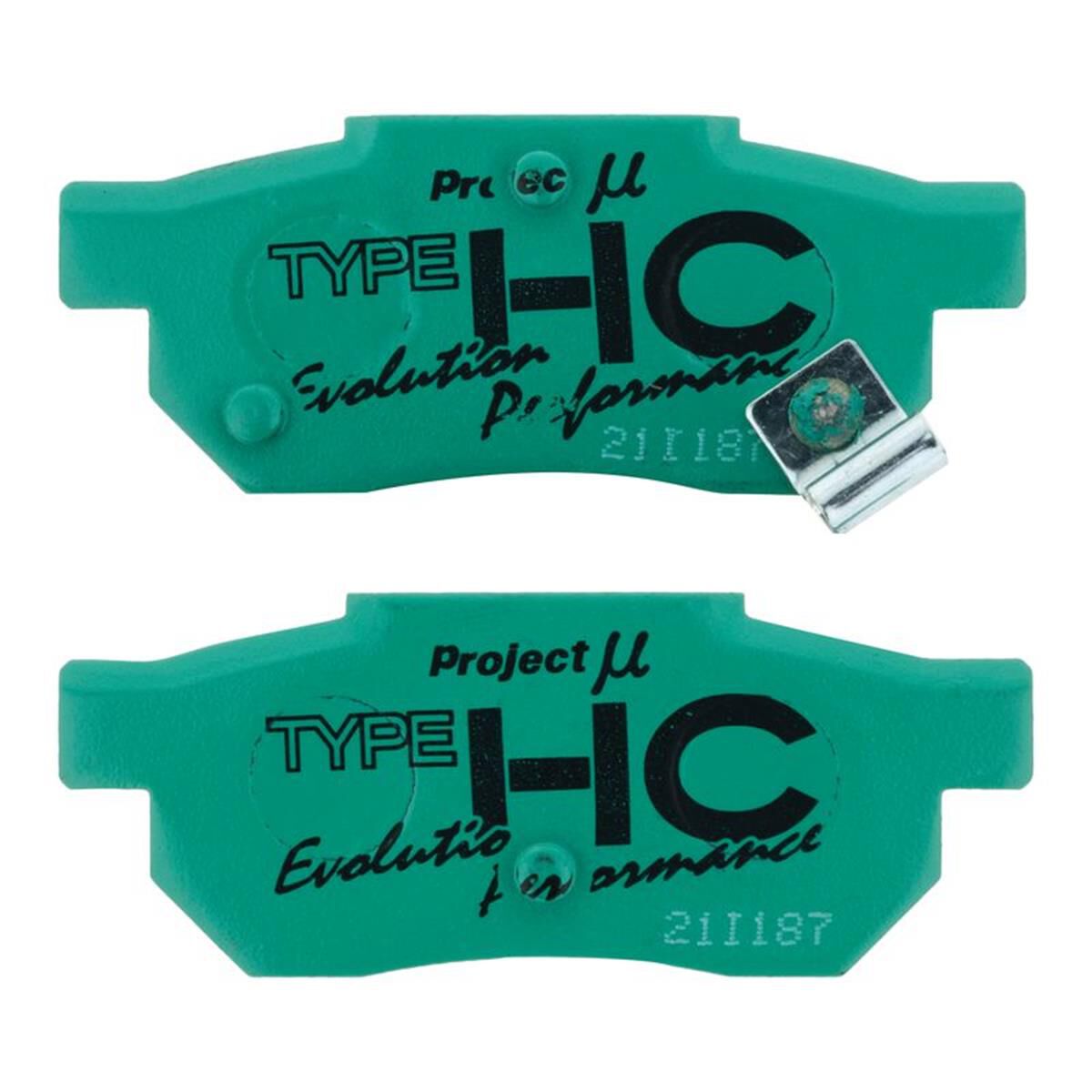 PROJECT MU HC-EP BRAKE PAD SETHONDA REAR INTEGRA JAZZ CRX CIVIC REAR, , scaau_hi-res