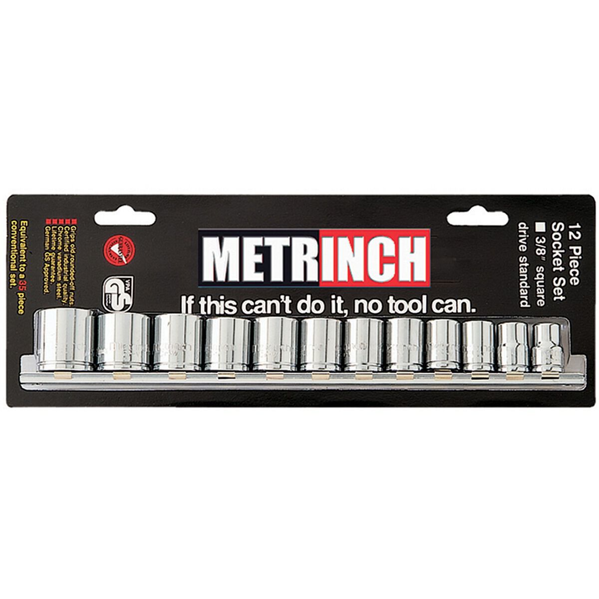 METRINCH SOCKET SET 3/8IN DRIVE 12 PIECE, , scaau_hi-res