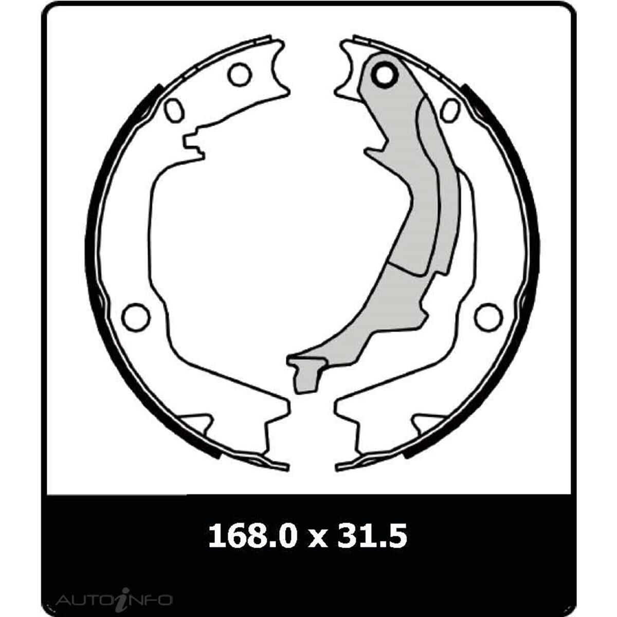PTX H/BRAKE SHOE REAR HYUNDAI GRANDEUR 9, , scaau_hi-res