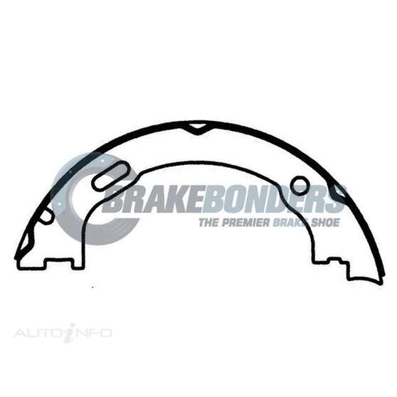 Brake Shoes - Chrysler Parking Brake 184mm, , scaau_hi-res