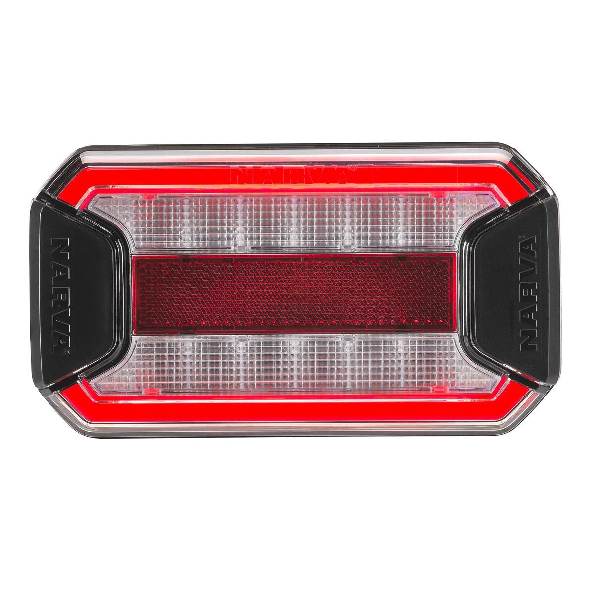 Narva 9-33 Volt LED Stop/Tail Lamp with In-Built Reflector, Clear Lens and 0.5m of Hard-Wired Cable, , scaau_hi-res