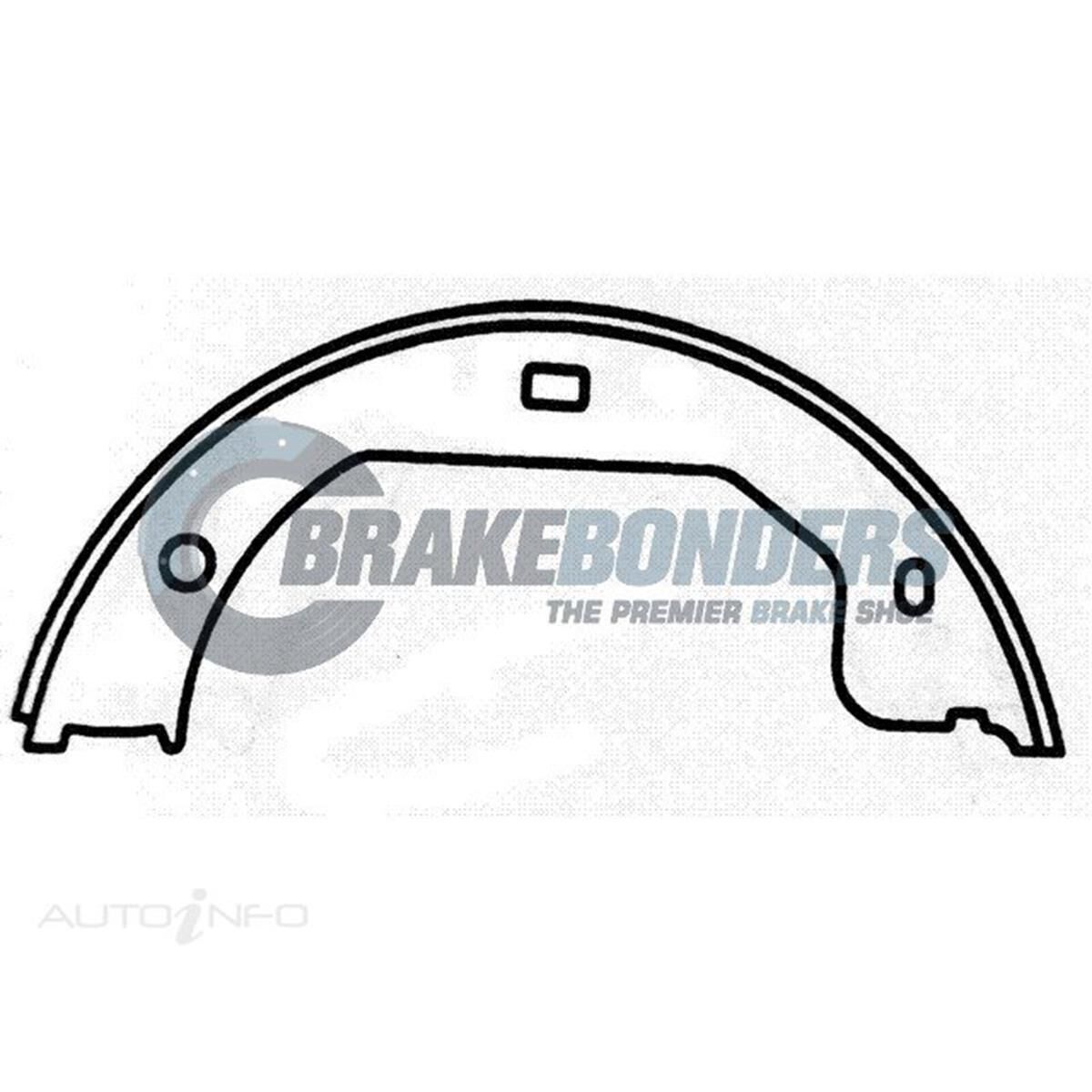 Brake Shoes - Ford / Mazda Parking Brake 186.4mm, , scaau_hi-res