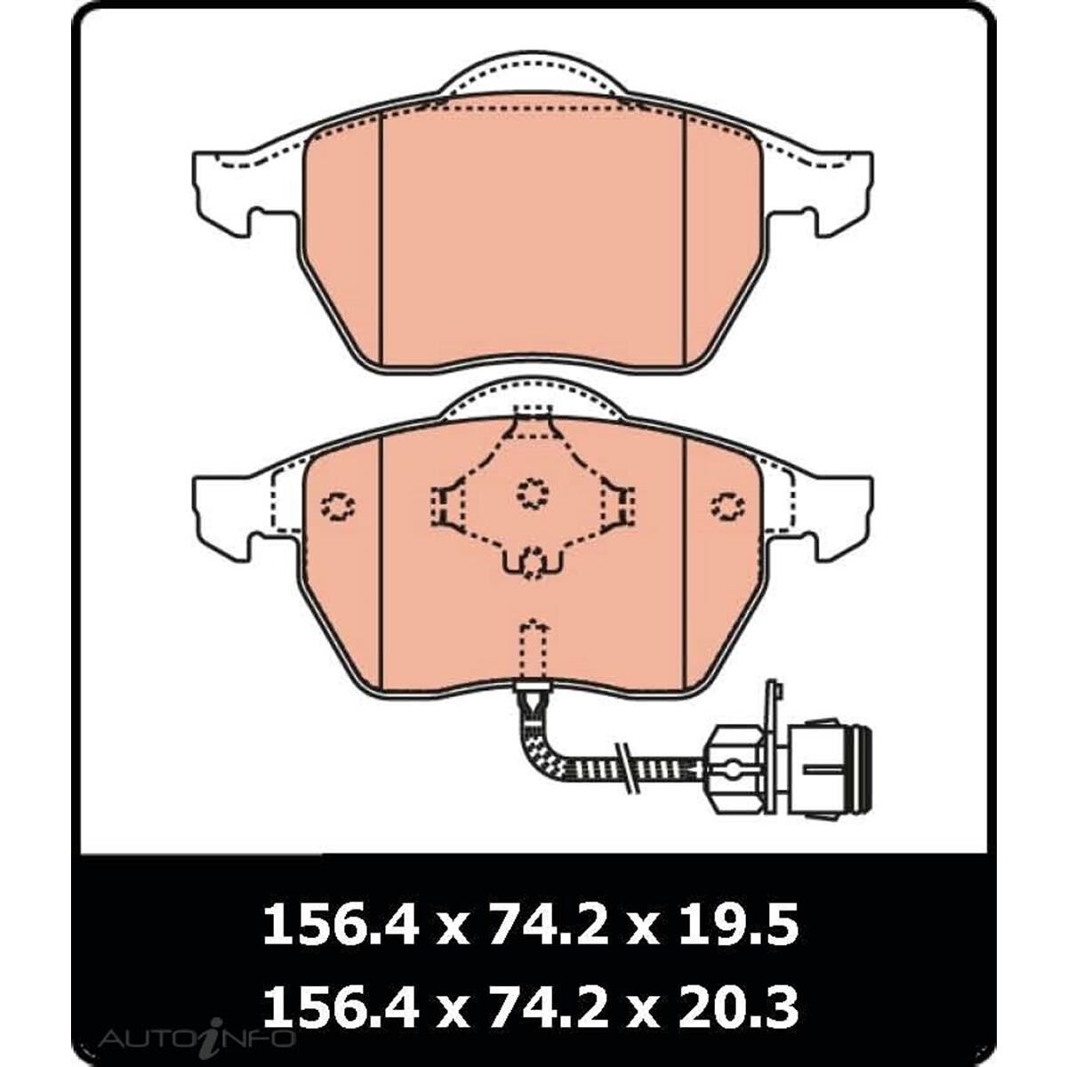 DB1404R AUDI A6 94-98 FRONT, , scaau_hi-res