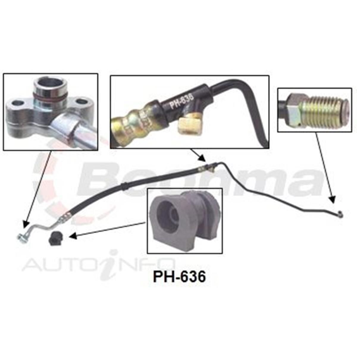 CIVIC EJ6/8 1.6L 96-00 P/SHOSE, , scaau_hi-res