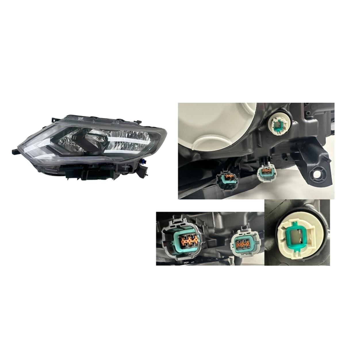 XTRAIL T32 (SER2 & SER3) 2/17-7/22 HEADLIGHT (HALOGEN ,H9/H11) (+LED DRL+MOTOR) (NON PROJECTOR) (L), , scaau_hi-res