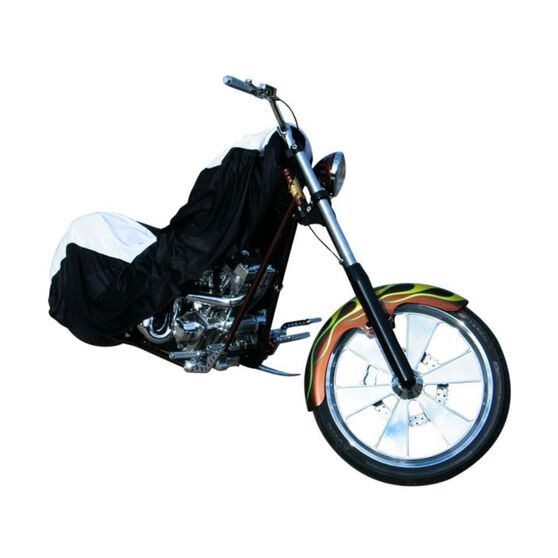 MOTORBIKE SHOW COVER IN BLACK ONE SIZE UP TO 2.7m, , scaau_hi-res