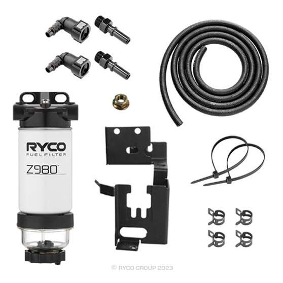 RYCO 4X4 UPGRADE FUEL WATER SEPARATOR KIT, , scaau_hi-res