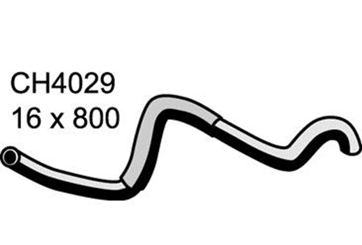 Heater Hose  - MITSUBISHI TRITON MK - 2.4L I4  PETROL - Manual & Auto, , scaau_hi-res