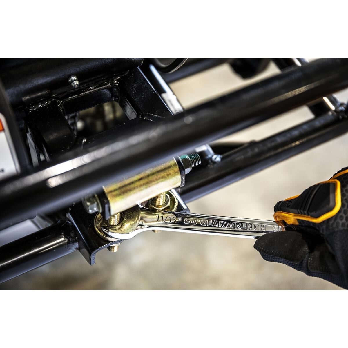 10 PIECE 90-TOOTH 12 POINT SAE COMBINATION RATCHETING WRENCH SET, , scaau_hi-res