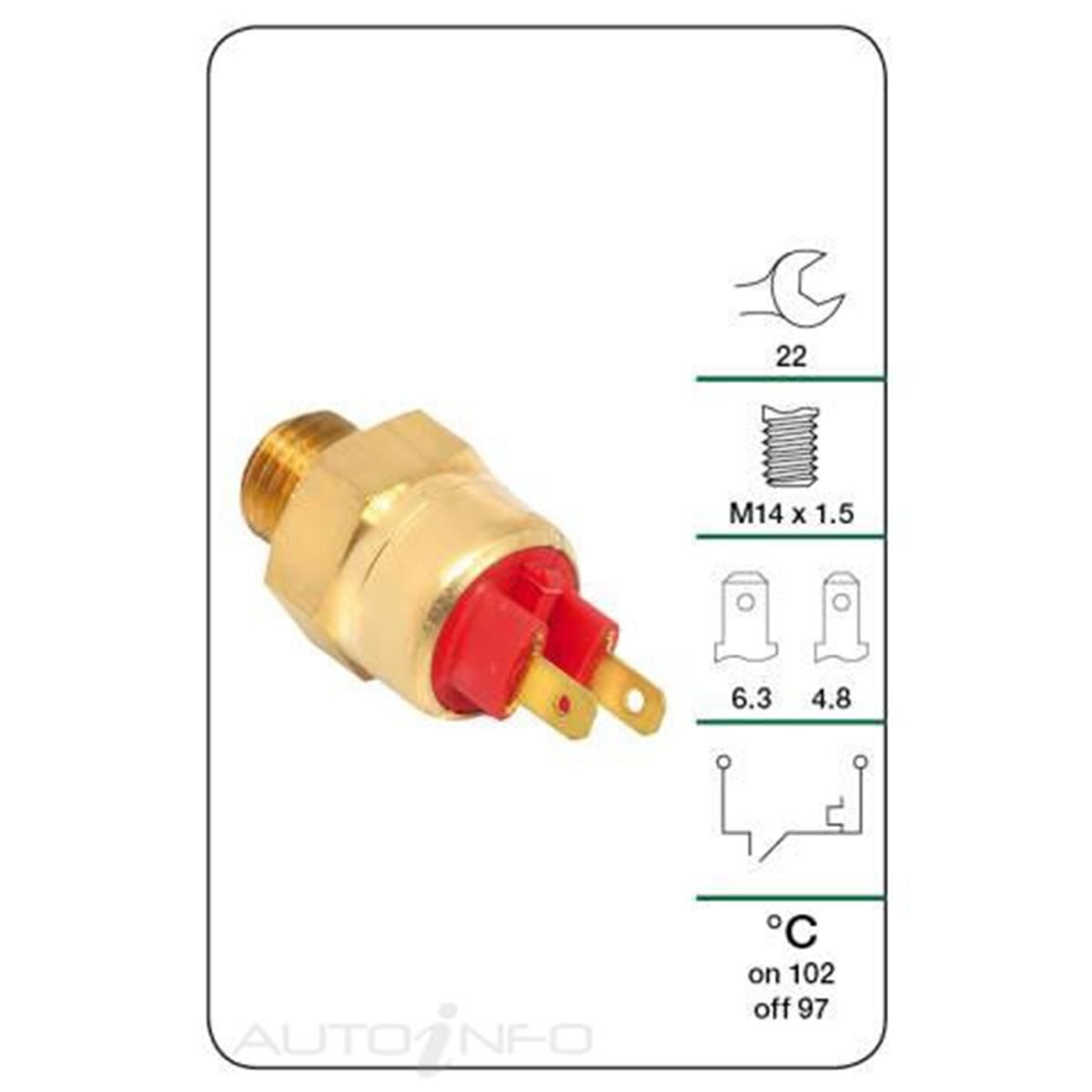 TRIDON THERMO FAN SWITCH, , scaau_hi-res