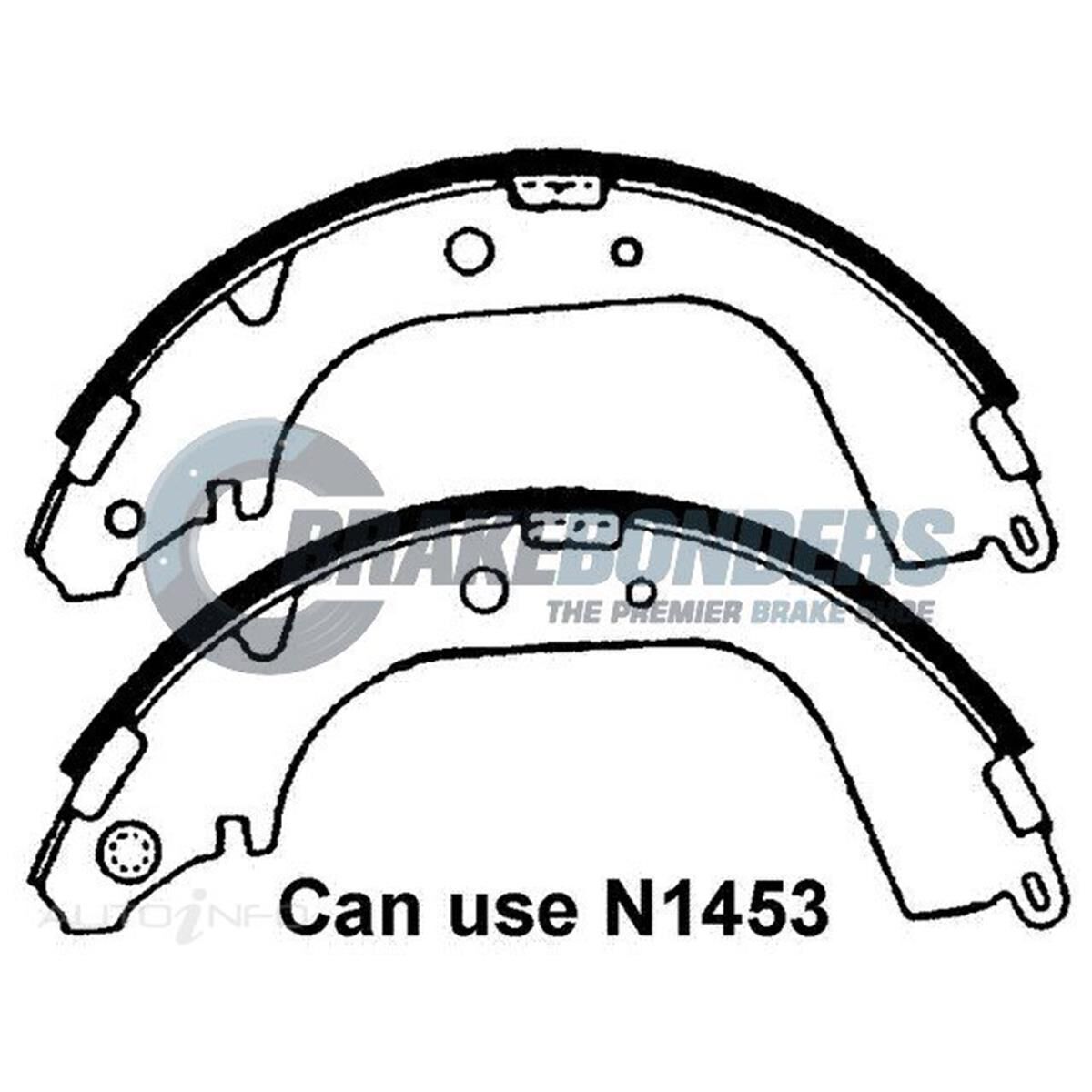 Brake Shoes - Toyota 295mm, , scaau_hi-res