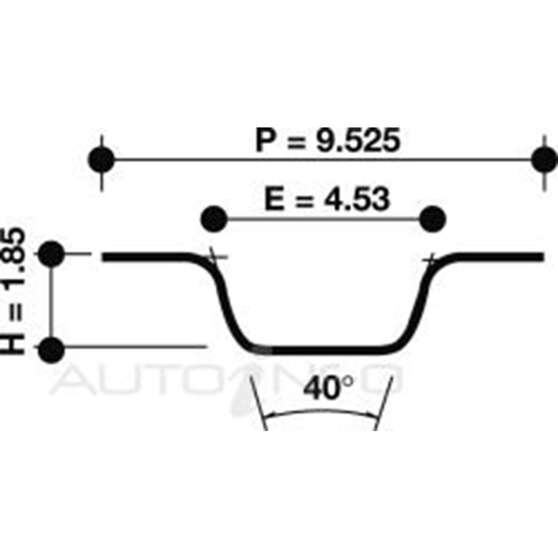 TIMING BELT 091S190 T022, , scaau_hi-res