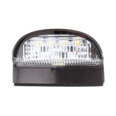 LED LICENCE PLATE LAMP 10-30VBLACK HOUSING 500mm LEAD IP6772x41x50mm BULK PCK, , scaau_hi-res