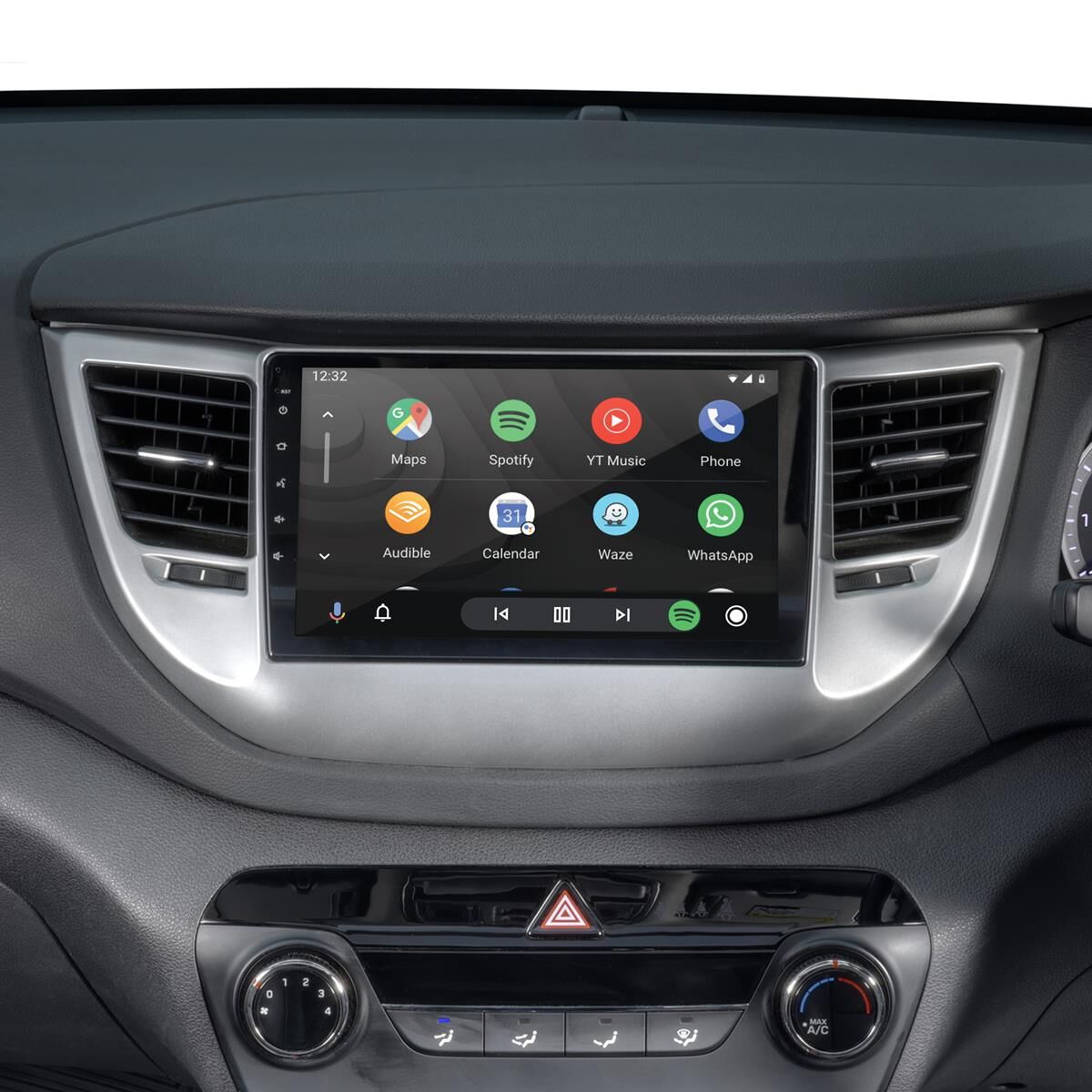 9" MULTIMEDIA RECEIVER TO SUIT HYUNDAI TUCSON (2015-2016) - FACTORY NAVIGATION MODELS, , scaau_hi-res