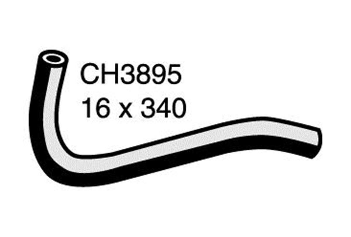 Heater Hose  - MITSUBISHI PAJERO NH - 2.5L I4 I/C Turbo DIESEL - Manual & Auto, , scaau_hi-res