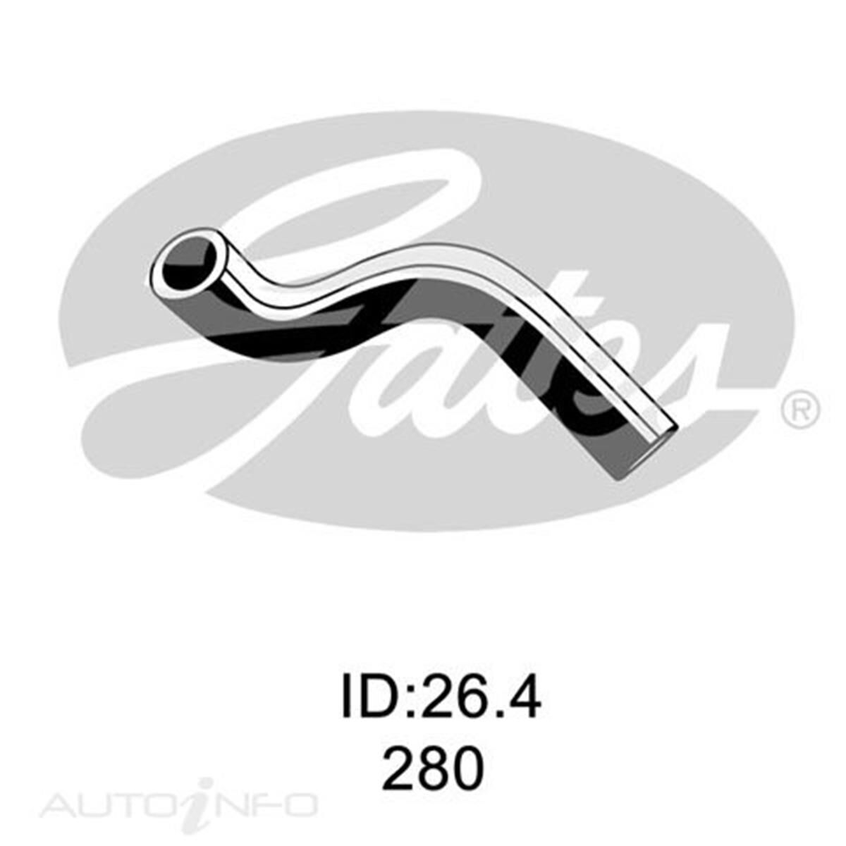 05-2191 GATES RADIATOR HOSE, , scaau_hi-res