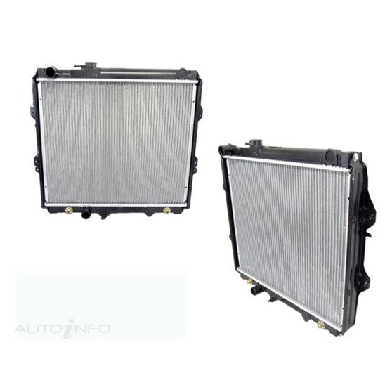 TOYOTA HILUX  RNZ147/RZN150/RZN169  10/1997 ~ 03/2005  RADIATOR  3.0 LITRE INLINE 4 DIESEL & TURBO DIESEL- (1KZTE)  CORE SIZE: 525MM X 450MM X 26MM (MEASURE TANK TO TANK FIRST, LENGTH AND THEN THICKNESS), , scaau_hi-res