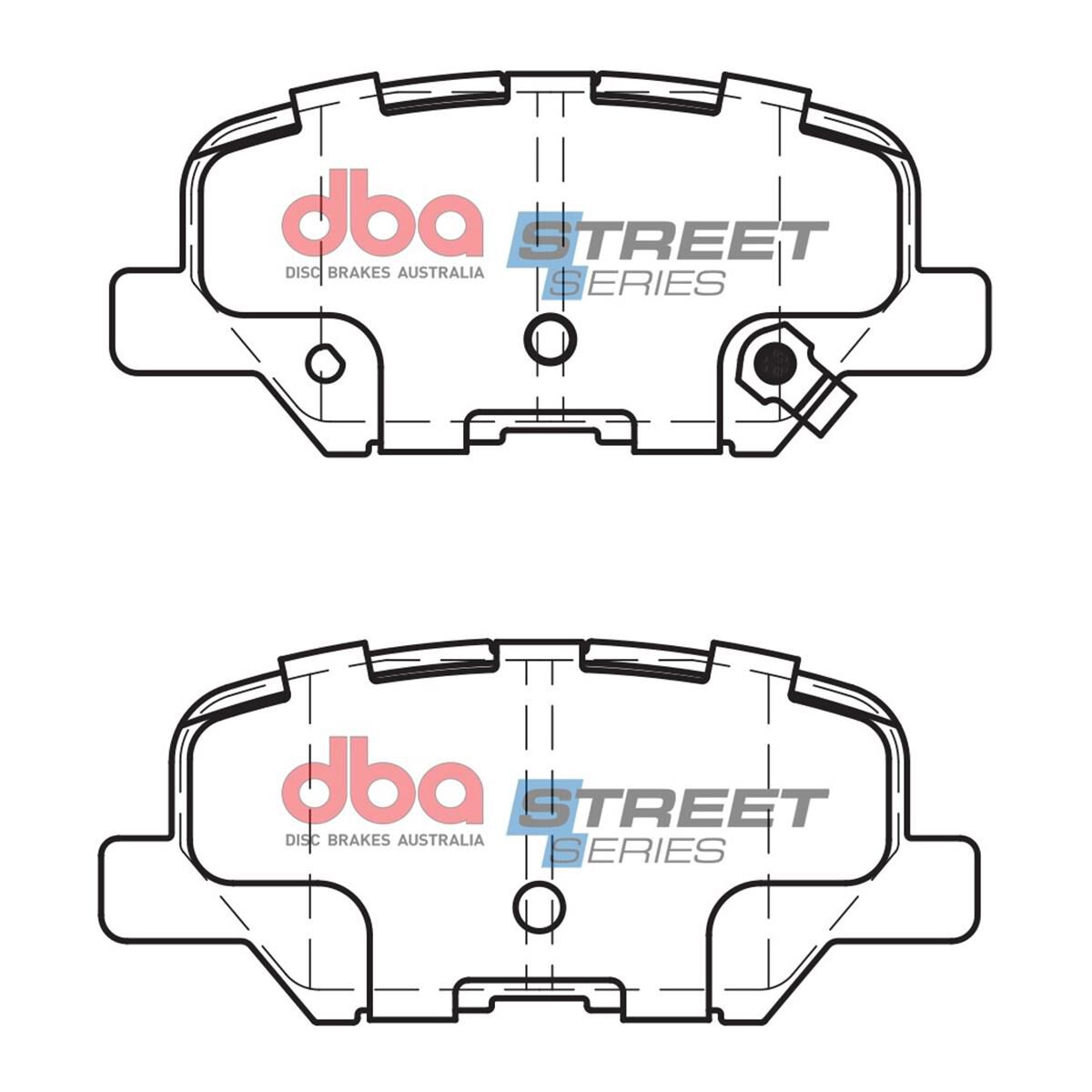 DBA SS STREET SERIES BRAKE PADS [ Mazda 6 GJ / 2012-16 R ], , scaau_hi-res